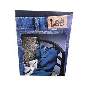 1985 Lee The Brand That Fits Jeans Vintage Print Ad